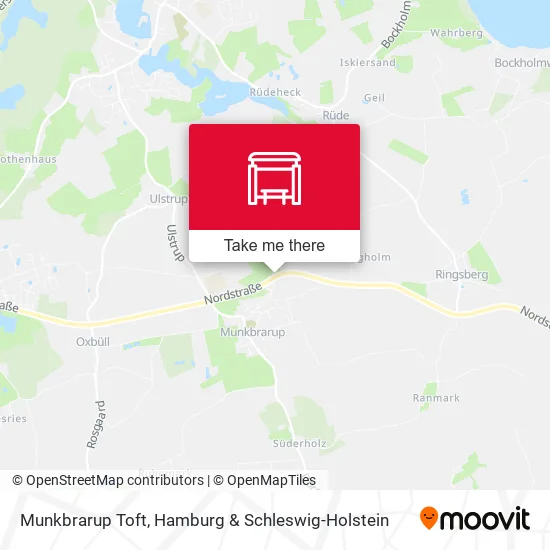 Карта Munkbrarup Toft