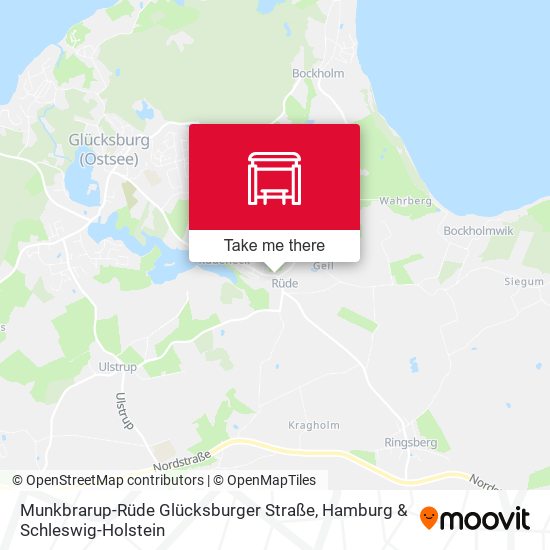 Munkbrarup-Rüde Glücksburger Straße map