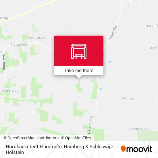 Nordhackstedt Flurstraße map