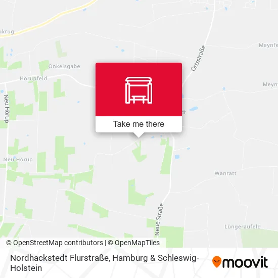 Карта Nordhackstedt Flurstraße