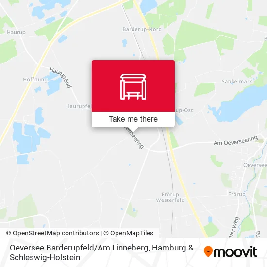 Карта Oeversee Barderupfeld / Am Linneberg