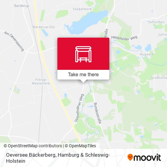 Oeversee Bäckerberg map