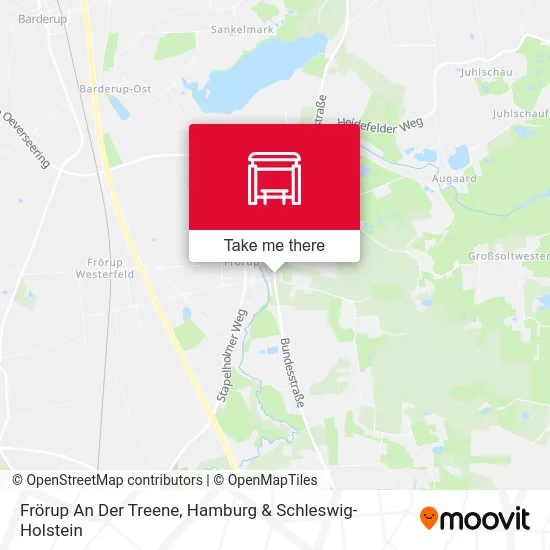 Карта Frörup An Der Treene