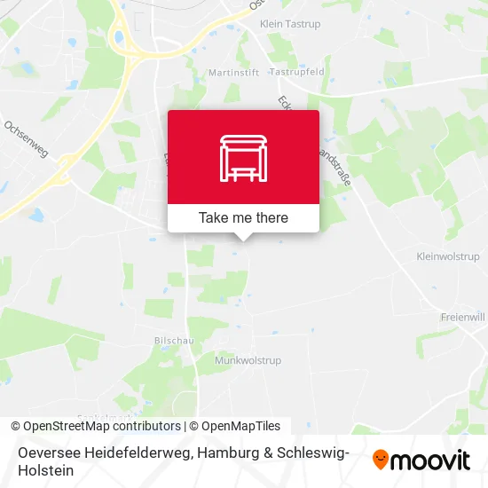 Карта Oeversee Heidefelderweg