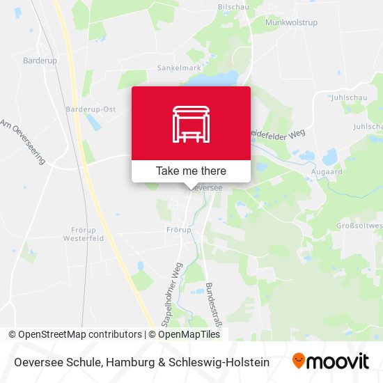 Oeversee Schule map