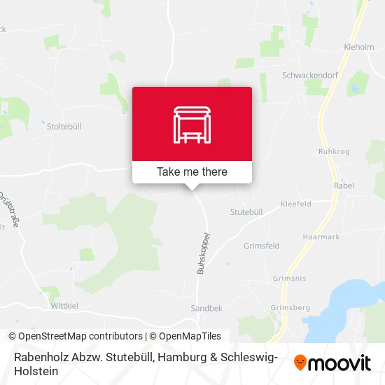 Rabenholz Abzw. Stutebüll map