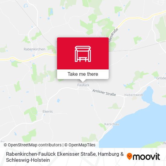Rabenkirchen-Faulück Ekenisser Straße map