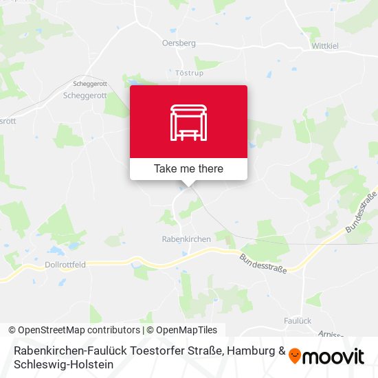 Rabenkirchen-Faulück Toestorfer Straße map