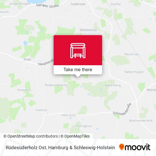 Rüdesüderholz Ost map