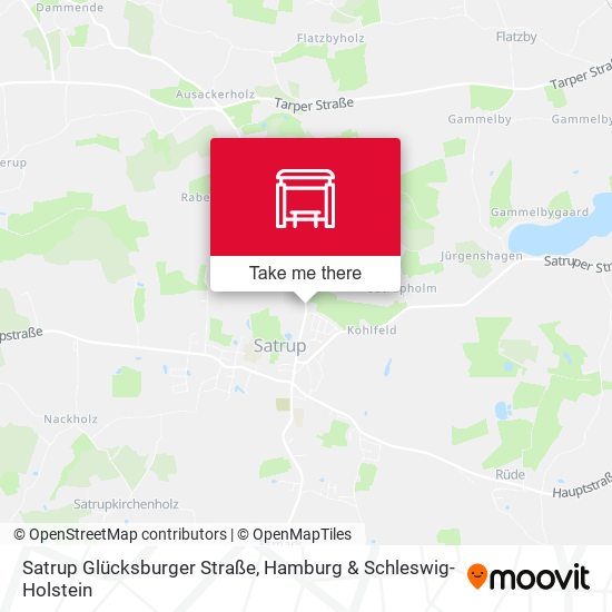 Satrup Glücksburger Straße map