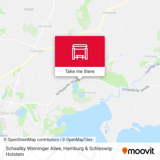 Карта Schaalby Winninger Allee