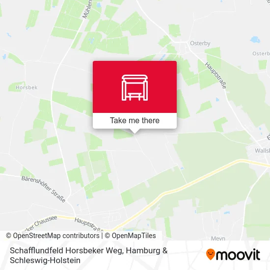 Карта Schafflundfeld Horsbeker Weg