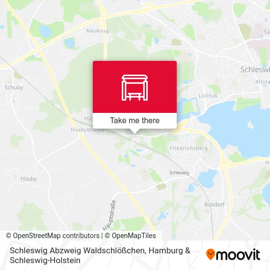 Карта Schleswig Abzweig Waldschlößchen