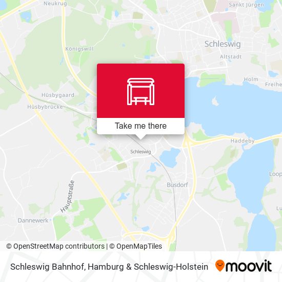 Schleswig Bahnhof map