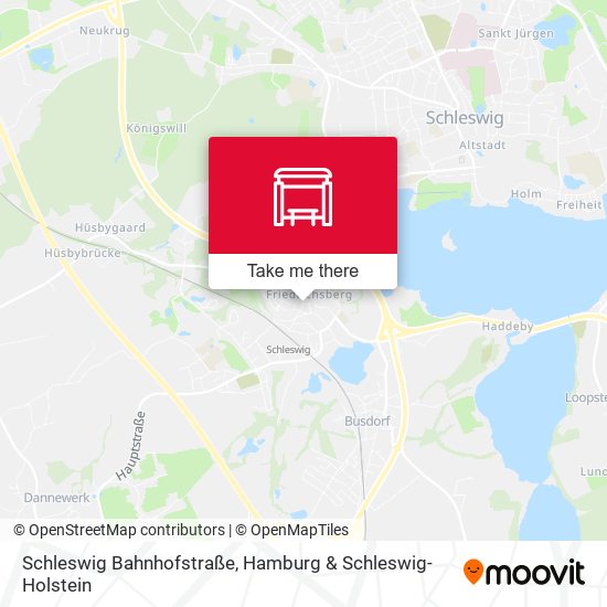 Schleswig Bahnhofstraße map