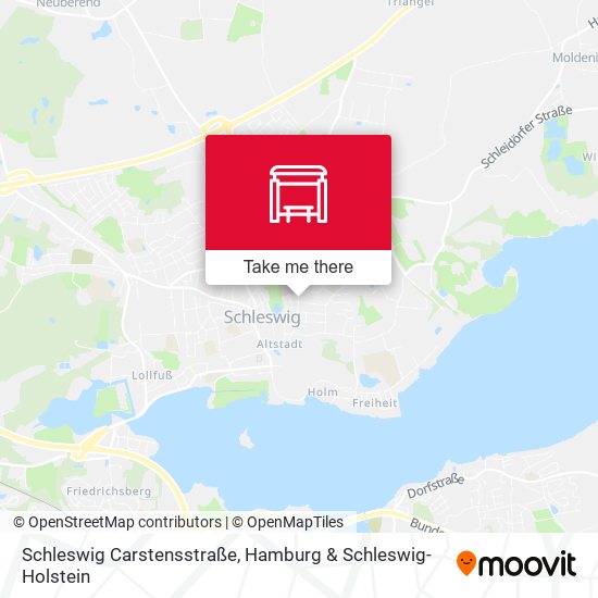 Schleswig Carstensstraße map