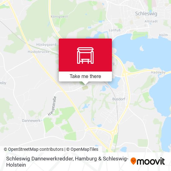 Schleswig Dannewerkredder map