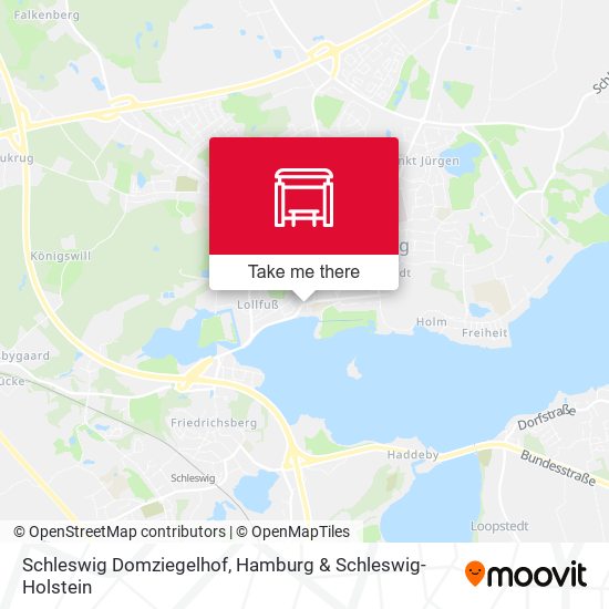 Schleswig Domziegelhof map