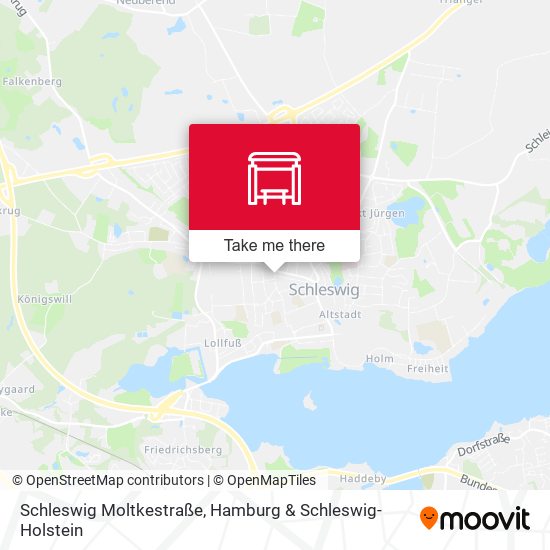 Schleswig Moltkestraße map