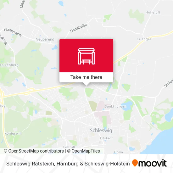 Карта Schleswig Ratsteich