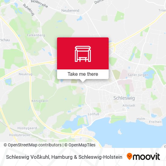 Schleswig Voßkuhl map