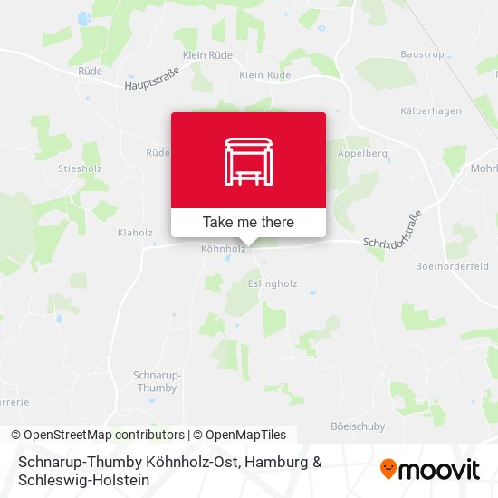 Schnarup-Thumby Köhnholz-Ost map