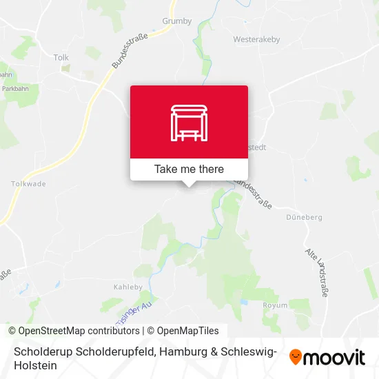 Scholderup Scholderupfeld map