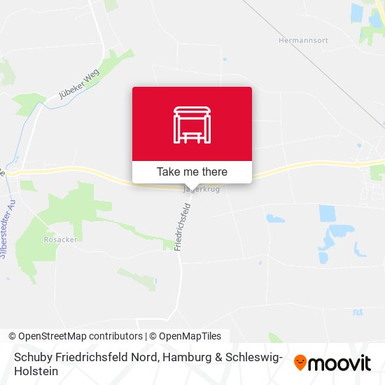 Schuby Friedrichsfeld Nord map