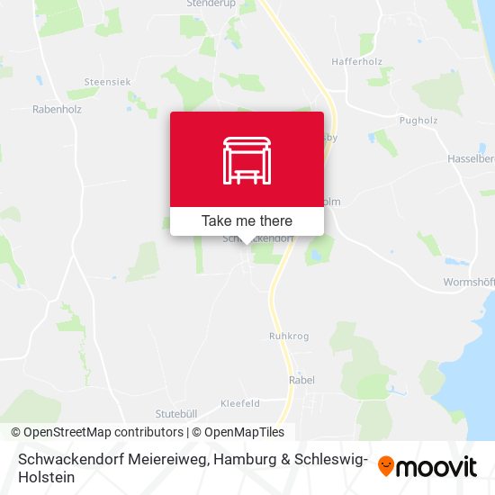 Schwackendorf Meiereiweg map