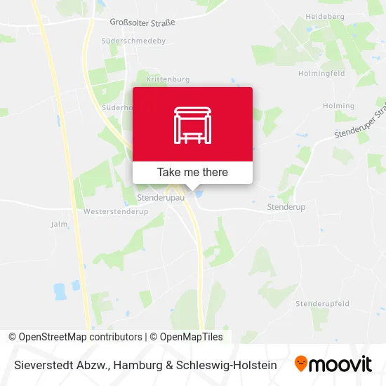 Карта Sieverstedt Abzw.