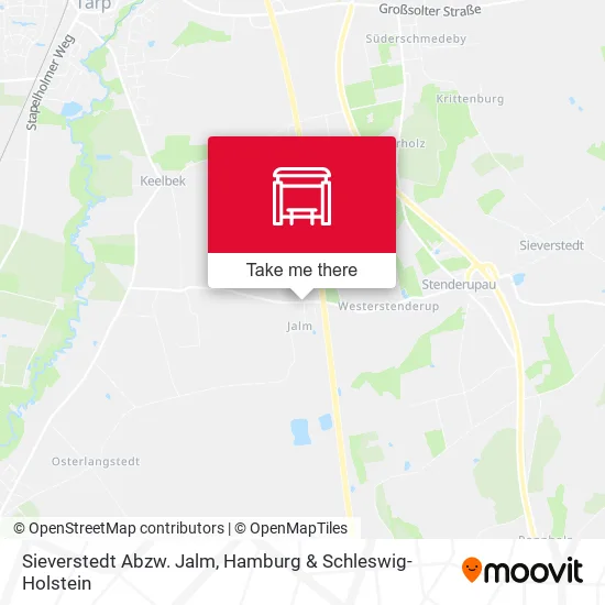 Карта Sieverstedt Abzw. Jalm