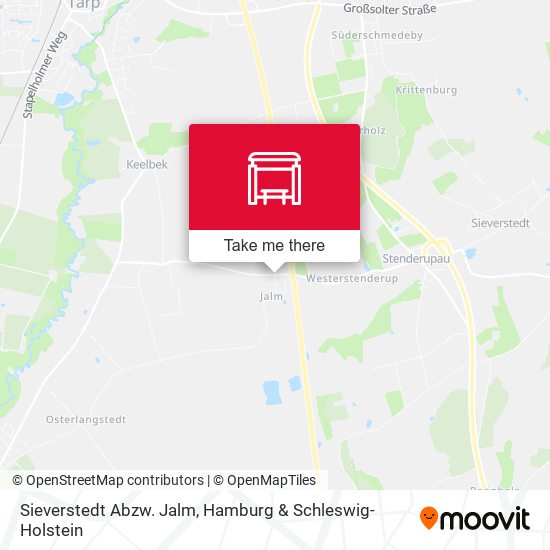 Sieverstedt Abzw. Jalm map