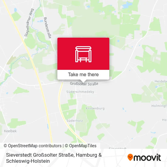Карта Sieverstedt Großsolter Straße