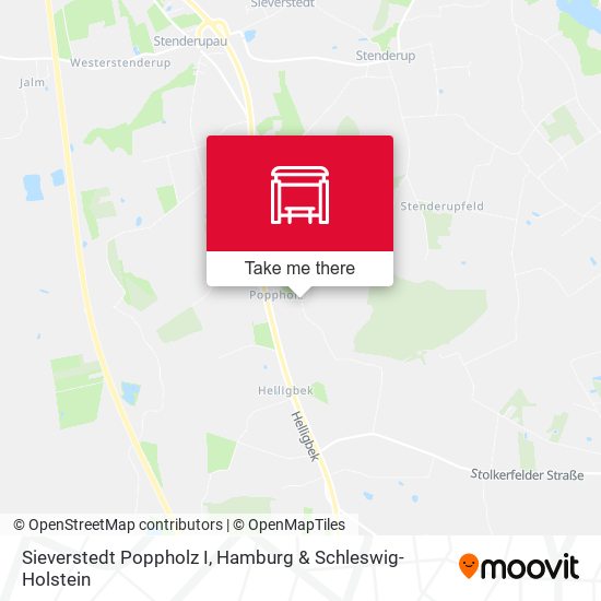 Sieverstedt Poppholz I map