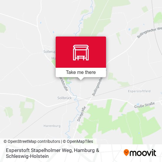 Esperstoft Stapelholmer Weg map
