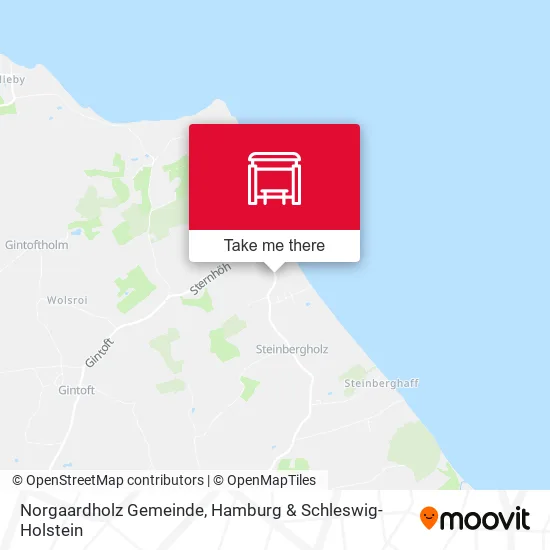 Карта Norgaardholz Gemeinde