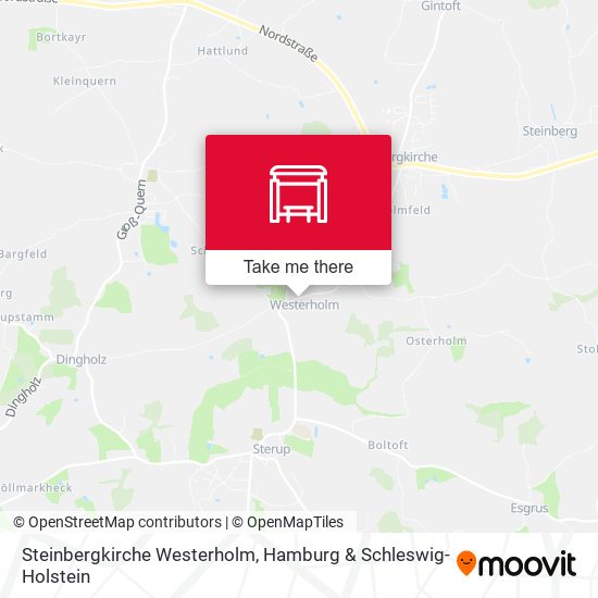 Steinbergkirche Westerholm map