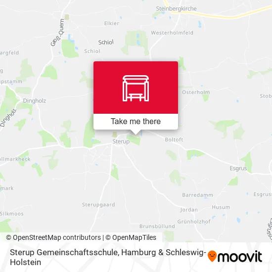 Карта Sterup Gemeinschaftsschule