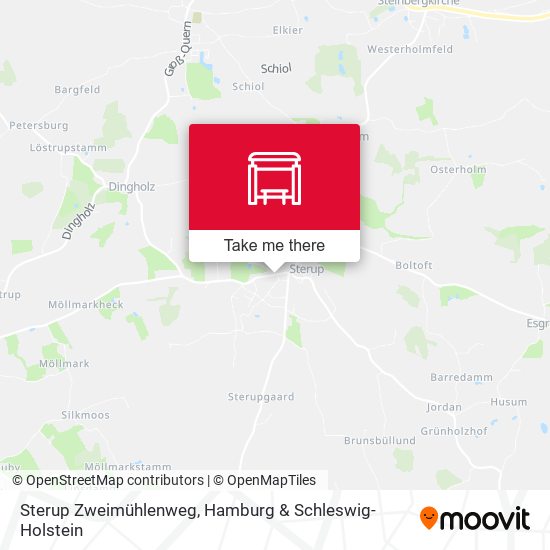 Sterup Zweimühlenweg map