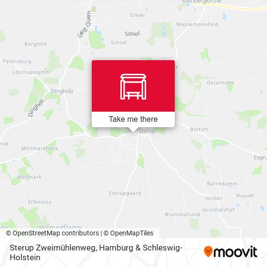 Sterup Zweimühlenweg map
