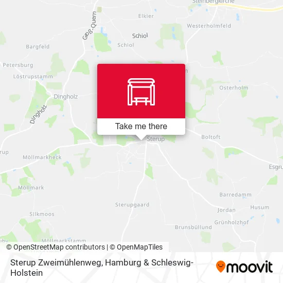 Карта Sterup Zweimühlenweg