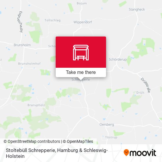 Stoltebüll Schrepperie map