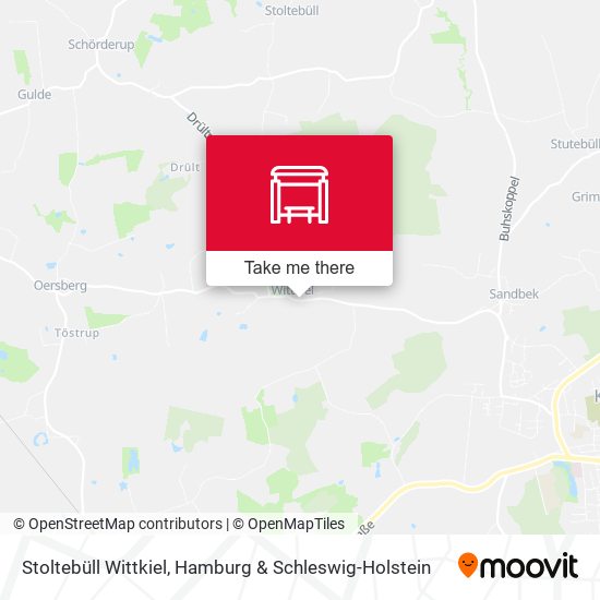 Stoltebüll Wittkiel map