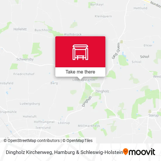 Карта Dingholz Kirchenweg