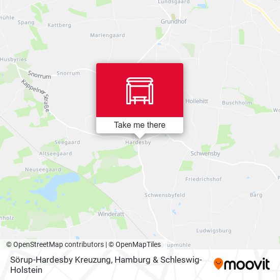 Sörup-Hardesby Kreuzung map