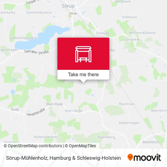 Sörup-Mühlenholz map