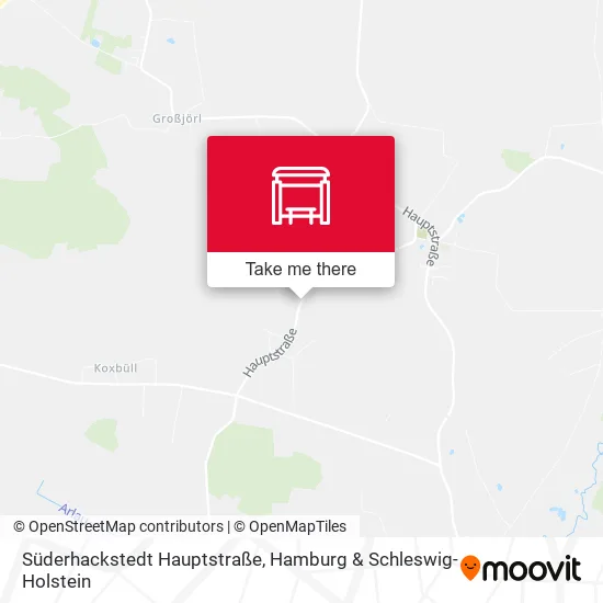 Карта Süderhackstedt Hauptstraße