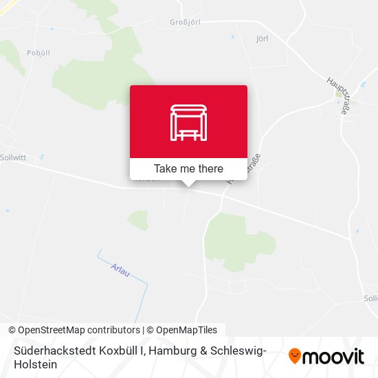 Süderhackstedt Koxbüll I map