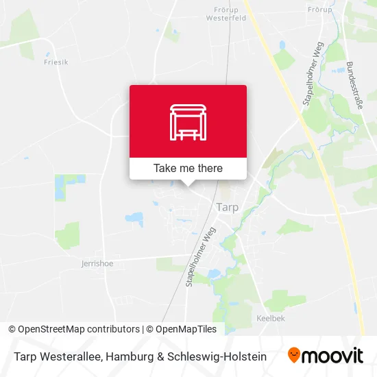 Карта Tarp Westerallee