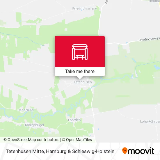 Карта Tetenhusen Mitte